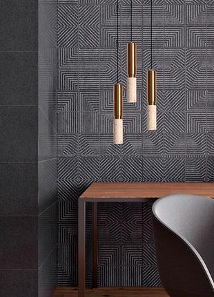 Підвіс gleam із білим мармуровим плафоном в стилі ар-деко