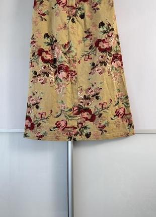 Vintage laura ashley midi skirt size m/l floral print