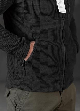 Флісова кофта windblock tactical чорний