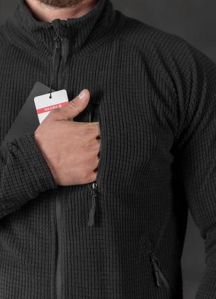 Флісова кофта windblock tactical чорний