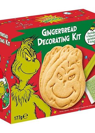 Печенье gingerbread decorating kit grinch 177g