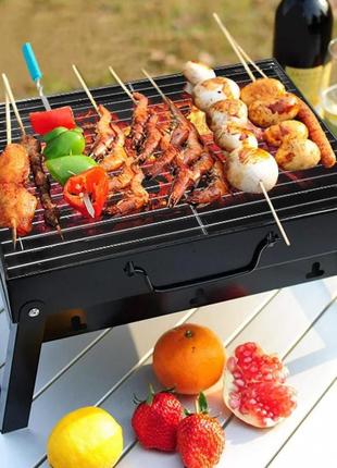 Складаний барбекю гриль портативний мангал bbq grill portable — жароміцний найкраща ціна!