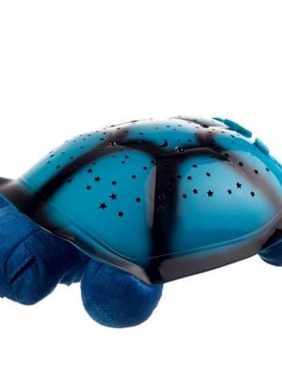 Детский музыкальный ночник черепаха-проектор звездного неба 007