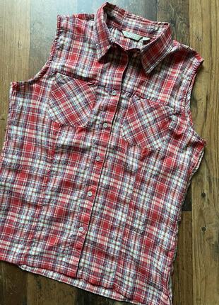 Картата трекінгова сорочка на літо від відомого бренду salewa