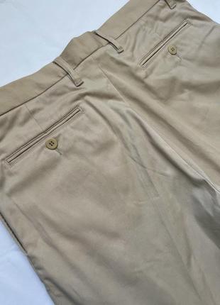 Чоловічі класичні брюки штани бежеві s розміру5 фото