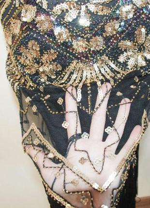 Сукня плаття з бахромою паєтками в стилі гетсбі,гангстер чикаго вечірка в стилі...