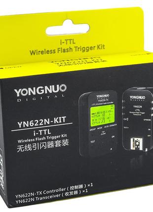 Радиосинхронизатор yongnuo yn622n-kit для nikon - комплект из 2 шт