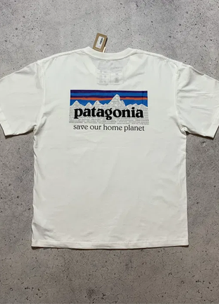 Нова футболка patagonia / біг лого на спині