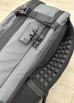 Сумка для подорожей з вакуумним відділенням сіра airback вакуумна сумка вакуумний рюкзак