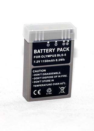 Акумулятор для фотоапаратів olympus - bls-5 (ps-bls5, bls-50) - анлог на 1150 ma