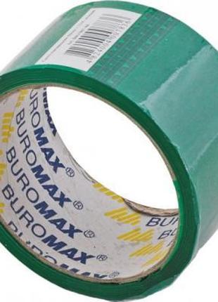 Скотч buromax packing tape 48 мм x 35 м х 43 мкм, green (bm.7007-04)