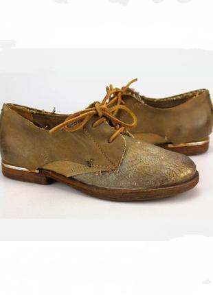 Круті туфлі борги у вінтажному стилі стімпанк airstep a.s.98 з ефектом потертостей