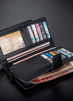 Чоловічий гаманець, гаманець, клатч, портмоне baellerry business s10633 фото