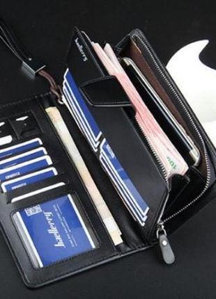 Чоловічий гаманець, гаманець, клатч, портмоне baellerry business s10634 фото