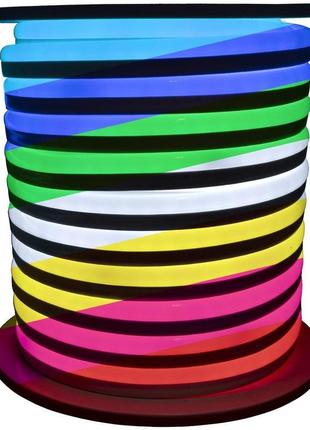 Світлодіодний неон prolum™ 8x16, 12v, series "sf", rgb full color, pro