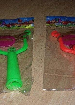 Рогатка детская маленькая с мини пульками