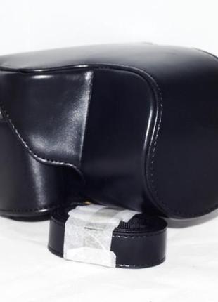 Футляр захисний - чохол для фотоапаратів canon powershot sx520 hs, sx530 hs - чорний