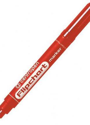 Маркер centropen flipchart 8550 2,5 мм, round tip, red (8550/02)