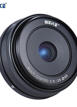 Об'єктив meike 28 мм f/2.8 mc для sony (e-mount)