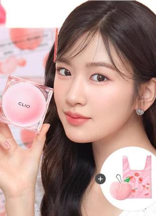 Стійкий кушон у лімітованому дизайні clio kill cover the new founwear cushion set peach edition