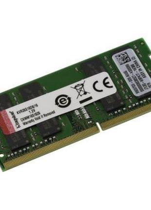 Модуль пам'яті для ноутбука sodimm ddr4 16 gb 2666 mhz kingston (kvr26s19d8/16) продаж