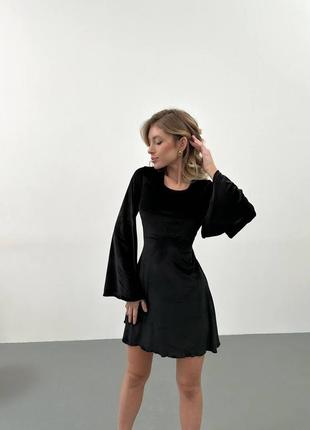 Платье вечернее бархатное