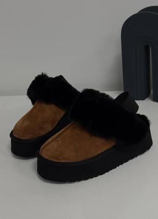 Современные угги с открытой пяткой