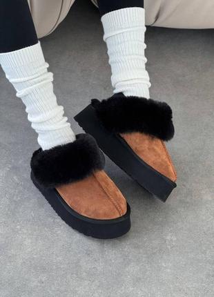 Современные угги с открытой пяткой