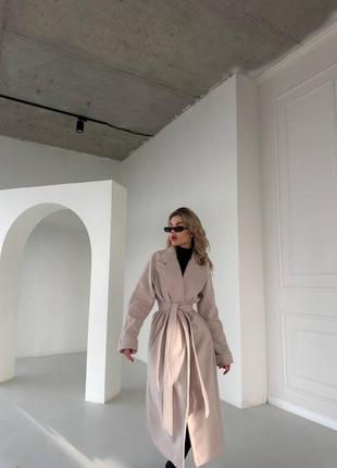 Пальто на підкладці в стилі zara