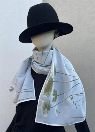 Шовк 100%,шарф,люкс бренд,fabric frontline zurich