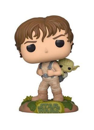 Игровая фигурка funko pop! серии "звездные войны" - люк скайуокер и йода