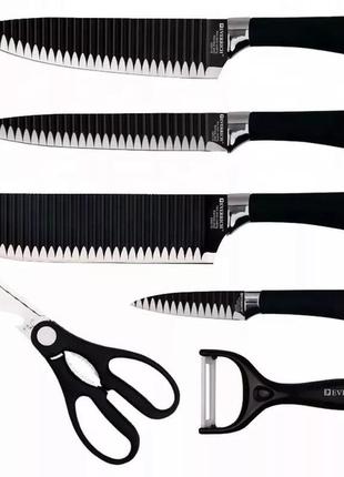 Набор кухонных ножей knife 6 in 1