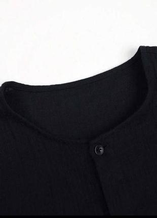 Мужская муслиновая рубашка/мужская летняя рубашка3 фото