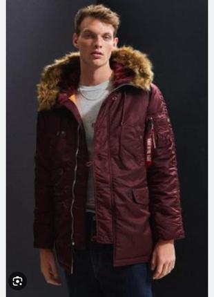 N-3b slim fit parka  парка зимова куртка  подростку