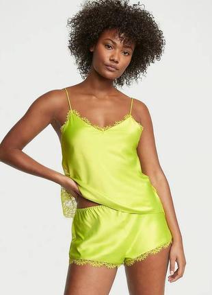 Домашние атласные шорты victoria's secret пижамные
