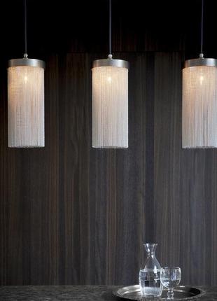 Підвіс у хромованому корпусі із металевими ланцужками