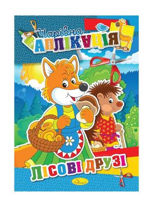 Книжка-аплікація "чарівна аплікація" ац-04, 12 сторінок вид 6