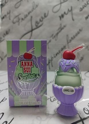 Туалетная вода anna sui sundae violet vibe для женщин 5 мл