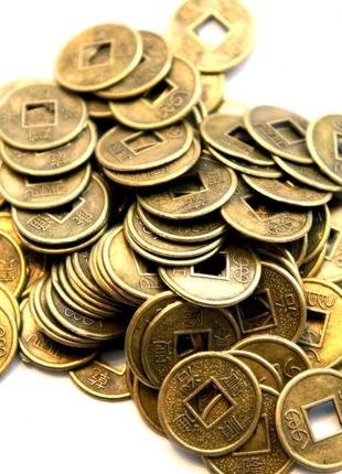 Монета штучно бронзовий колір 100 монет