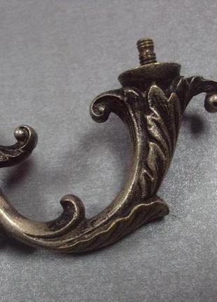 Подсвечник канделябр люстра посеребрение фурнитура запчасть бронза, латунь №3197