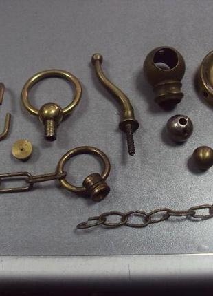 Фурнитура запчасти к люстре, кровати, окну бронза, латунь лот №3201