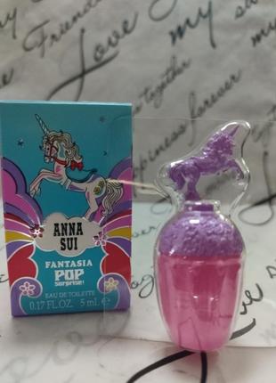 Мініатюра туалетная вода для женщин anna sui fantasia pop surprise 5 мл