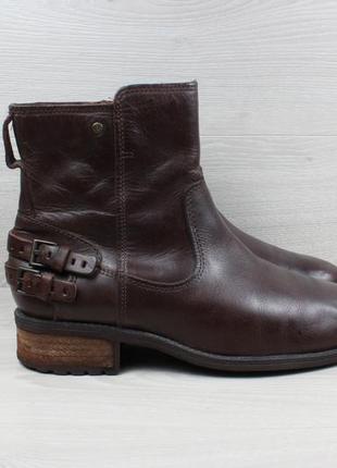 Кожаные женские демисезонные ботинки ugg оригинал, размер 38