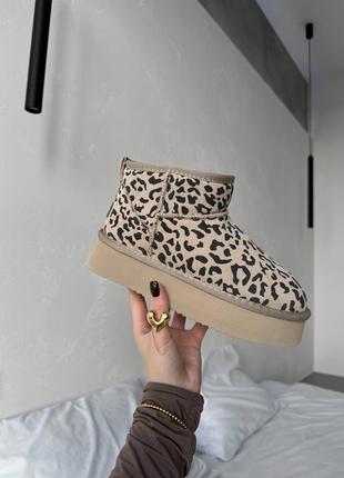Ugg ultra mini platform leopard