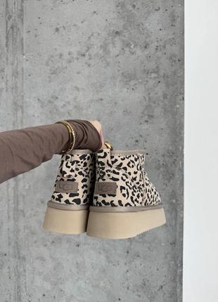 Ugg ultra mini platform leopard