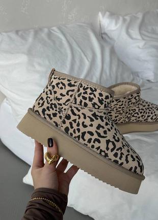 Ugg ultra mini platform leopard