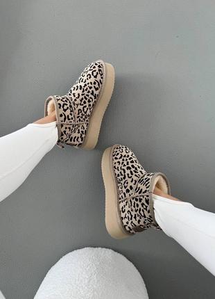 Ugg ultra mini platform leopard