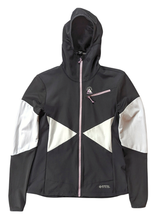 Maloja gore tex куртка женская софтшел ветрозащитная с маской| трекинговая| гибридная