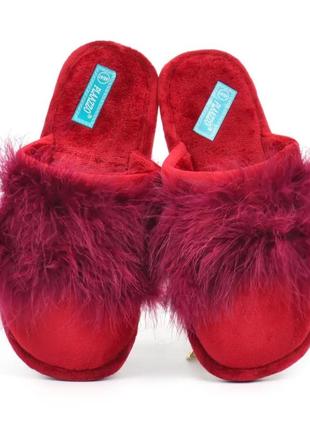 Тапочки женские домашние лебяжий пух plazzo gift box