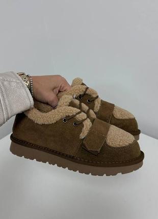 Сноубутсы зимние с мехом teddy